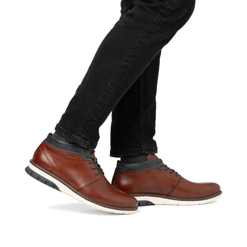 Rieker Artikelnummer 14417-24 Rieker Herren Kurzstiefel Kastanienbraun