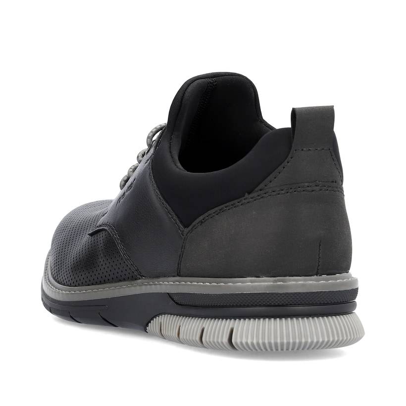 Rieker Artikelnummer 14450-00 Rieker Herren Slipper Asphaltschwarz