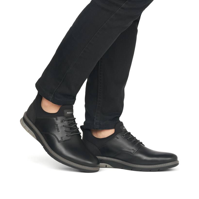 Rieker Artikelnummer 14454-01 Rieker Herren Slipper Urbanschwarz