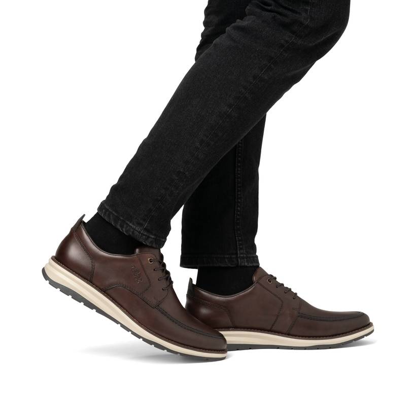 Rieker Artikelnummer 14704-25 Rieker Herren Schnürschuhe Dunkelbraun
