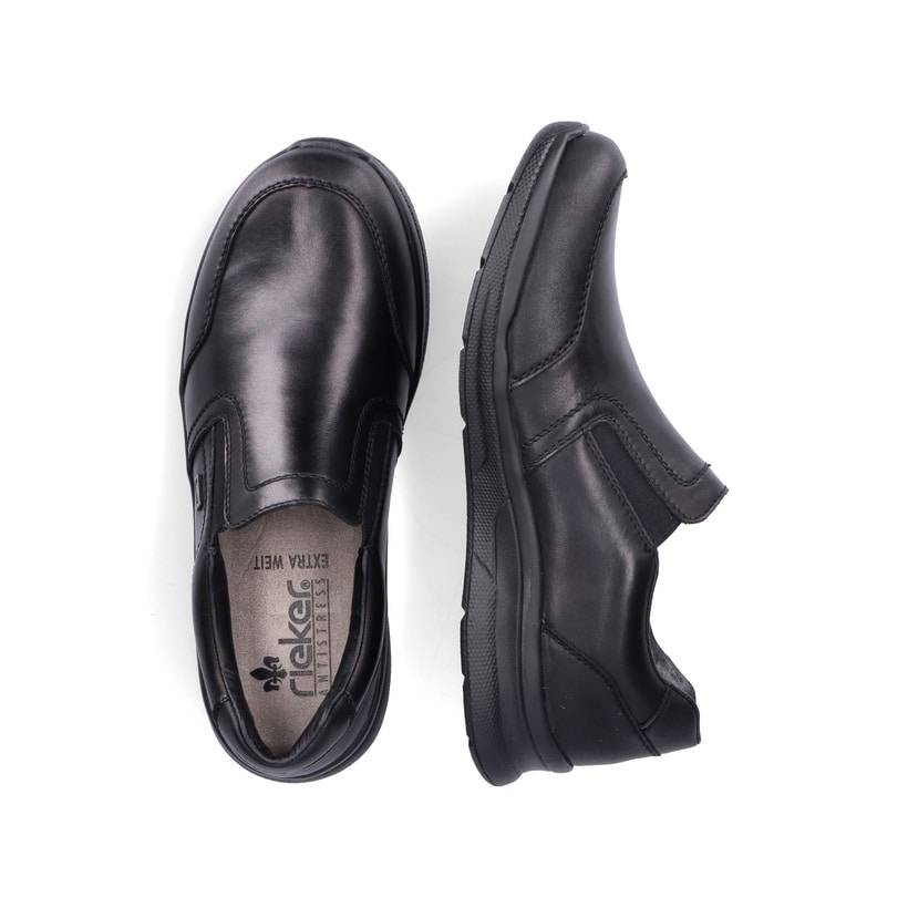 Rieker Artikelnummer 14850-00 Rieker Herren Slipper Glanzschwarz