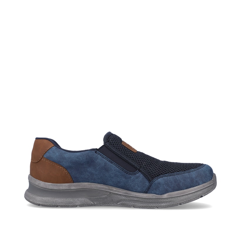 Rieker Artikelnummer 14852-14 Rieker Herren Slipper Azurblau