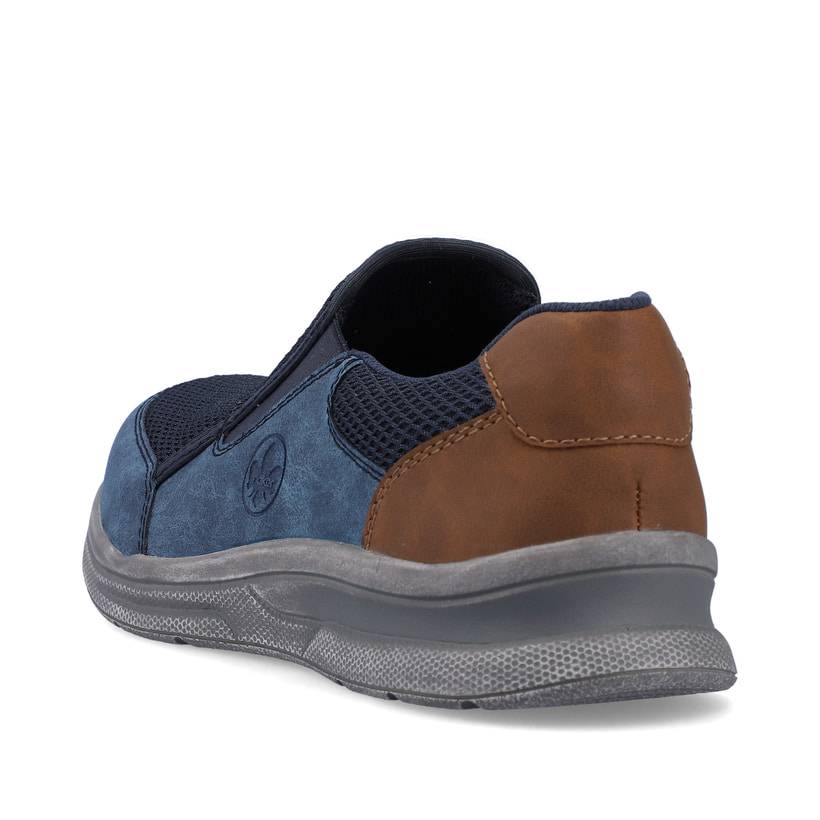 Rieker Artikelnummer 14852-14 Rieker Herren Slipper Azurblau
