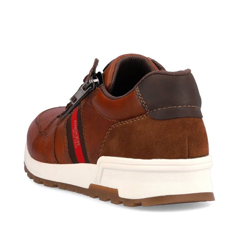 Rieker Artikelnummer 15105-22 Rieker Herren Schnürschuhe Karamellbraun-feuerrot