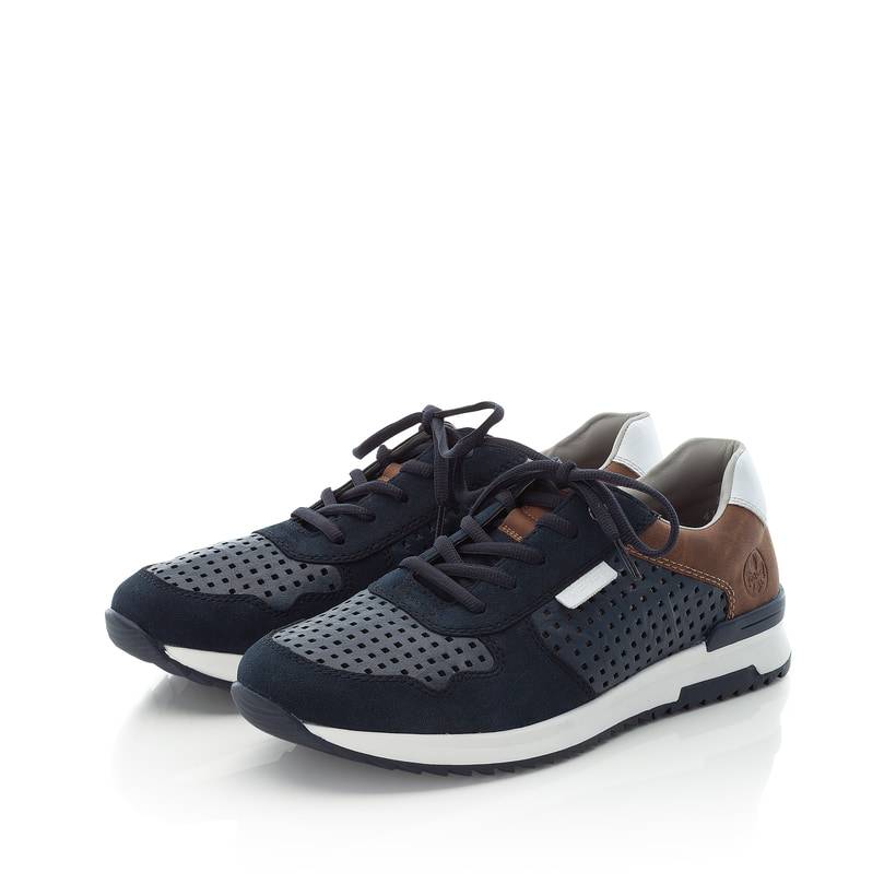 Rieker Artikelnummer 16106-15 Rieker Herren Sneaker Low Stahlblau