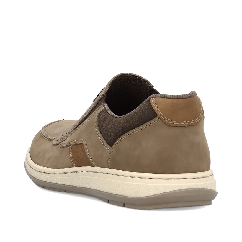 Rieker Artikelnummer 17368-25 Rieker Herren Slipper Braun-beige