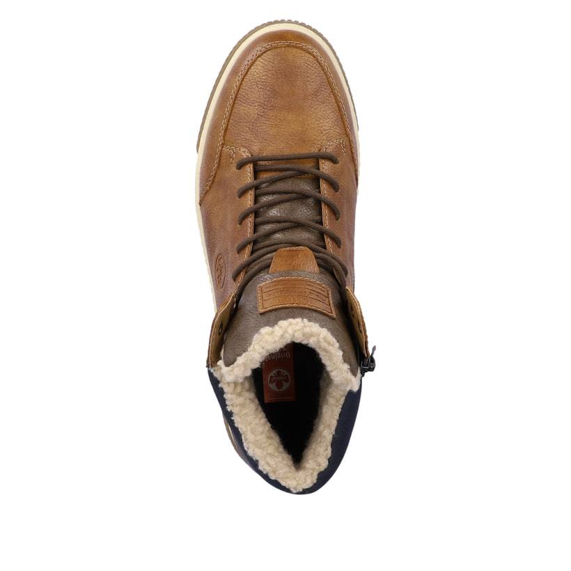 Rieker Artikelnummer 18930-25 Rieker Herren Schnürstiefel Nougatbraun