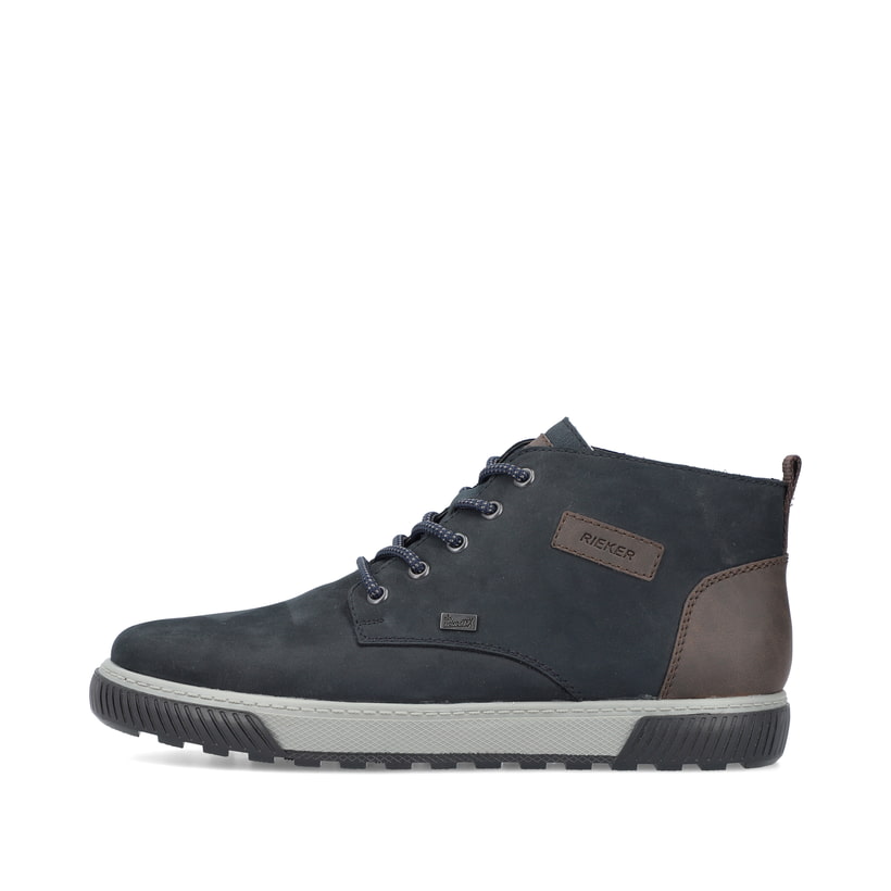 Rieker Artikelnummer 18931-14 Rieker Herren Schnürstiefel dunkelblau-grau