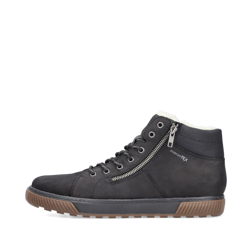 Rieker Artikelnummer 18940-00 Rieker Herren Schnürschuhe Asphaltschwarz