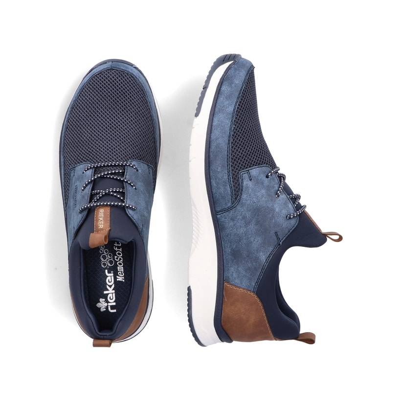 Rieker Artikelnummer 19550-14 Rieker Herren Slipper Ozeanblau