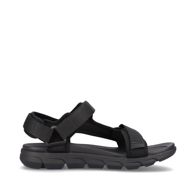 Rieker Artikelnummer 20802-01 Rieker Herren Trekkingsandalen Deep Black