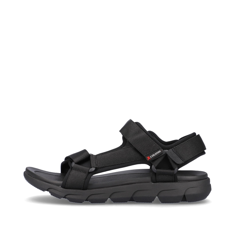 Rieker Artikelnummer 20802-01 Rieker Herren Trekkingsandalen deep black