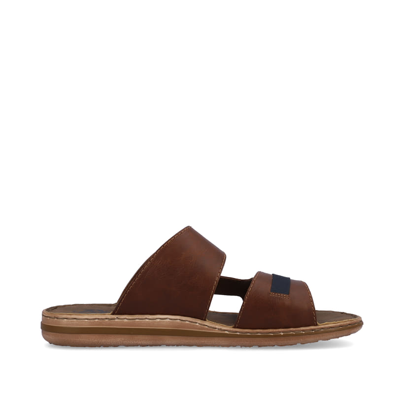 Rieker Artikelnummer 21055-25 Rieker Herren Pantoletten Kaffeebraun
