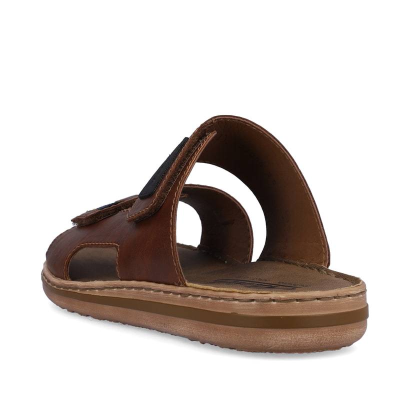 Rieker Artikelnummer 21055-25 Rieker Herren Pantoletten Kaffeebraun