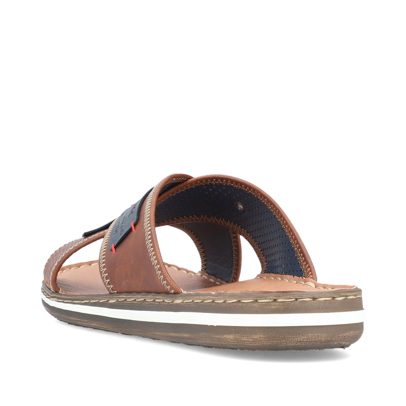 Rieker Artikelnummer 21061-25 Rieker Herren Pantoletten Nougatbraun