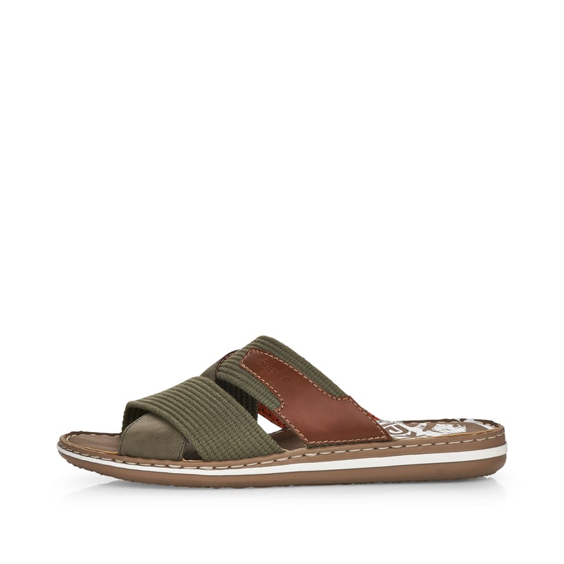 Rieker Artikelnummer 21066-54 Rieker Herren Pantoletten olivgrün