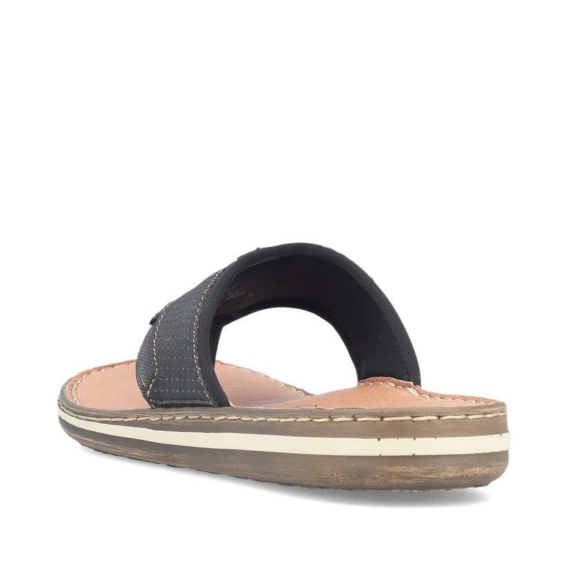 Rieker Artikelnummer 21084-00 Rieker Herren Zehentrenner Graphitschwarz