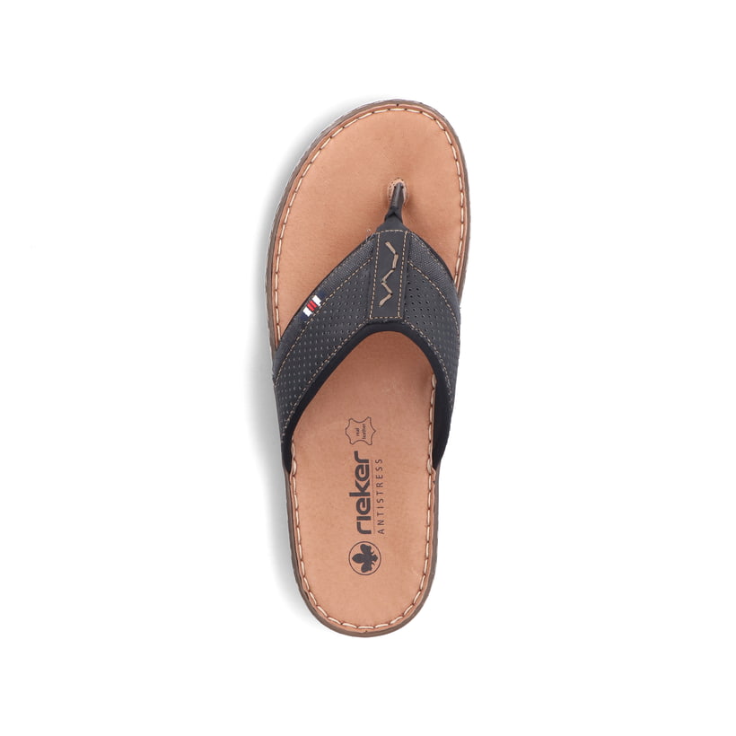 Rieker Artikelnummer 21084-00 Rieker Herren Zehentrenner Graphitschwarz