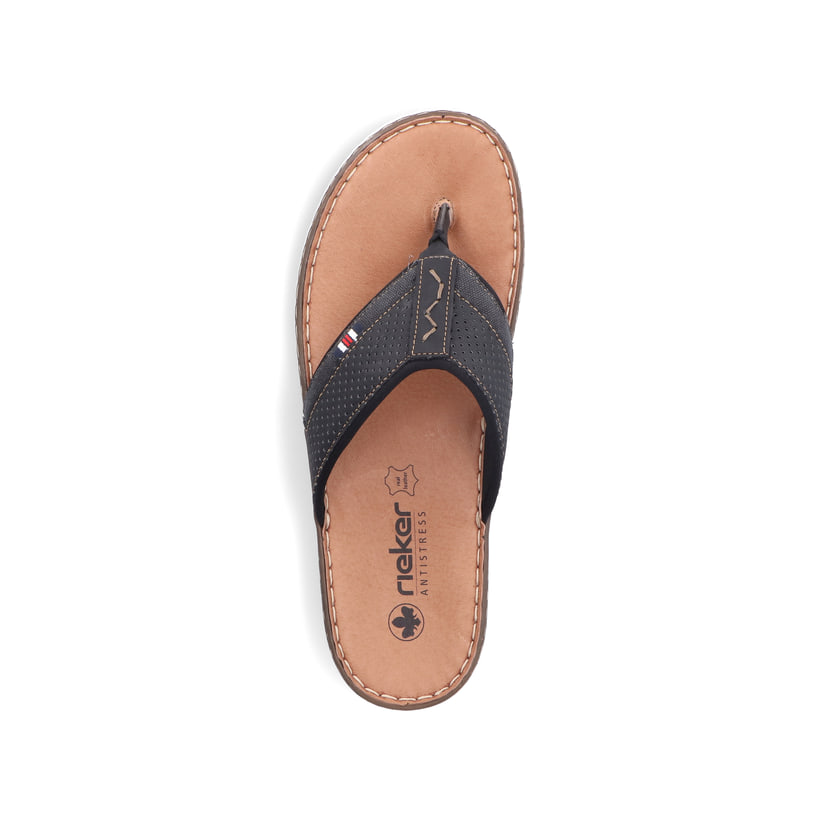 Rieker Artikelnummer 21084-00 Rieker Herren Zehentrenner Graphitschwarz