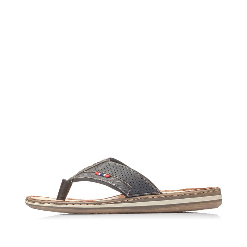 Rieker Artikelnummer 21084-00 Rieker Herren Zehentrenner graphitschwarz