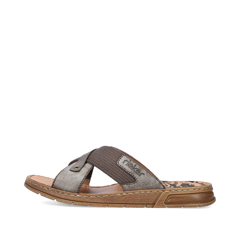 Rieker Artikelnummer 21252-25 Rieker Herren Pantoletten mokka