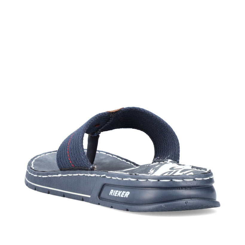 Rieker Artikelnummer 21280-14 Rieker Herren Zehentrenner Marineblau-braun
