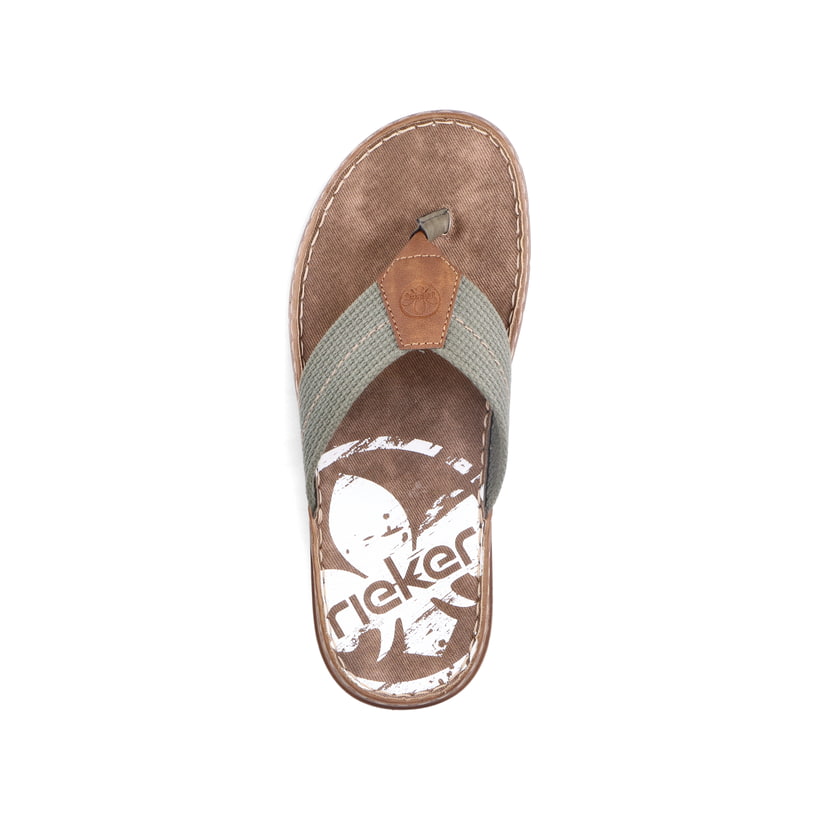 Rieker Artikelnummer 21280-54 Rieker Herren Zehentrenner Hellgrün