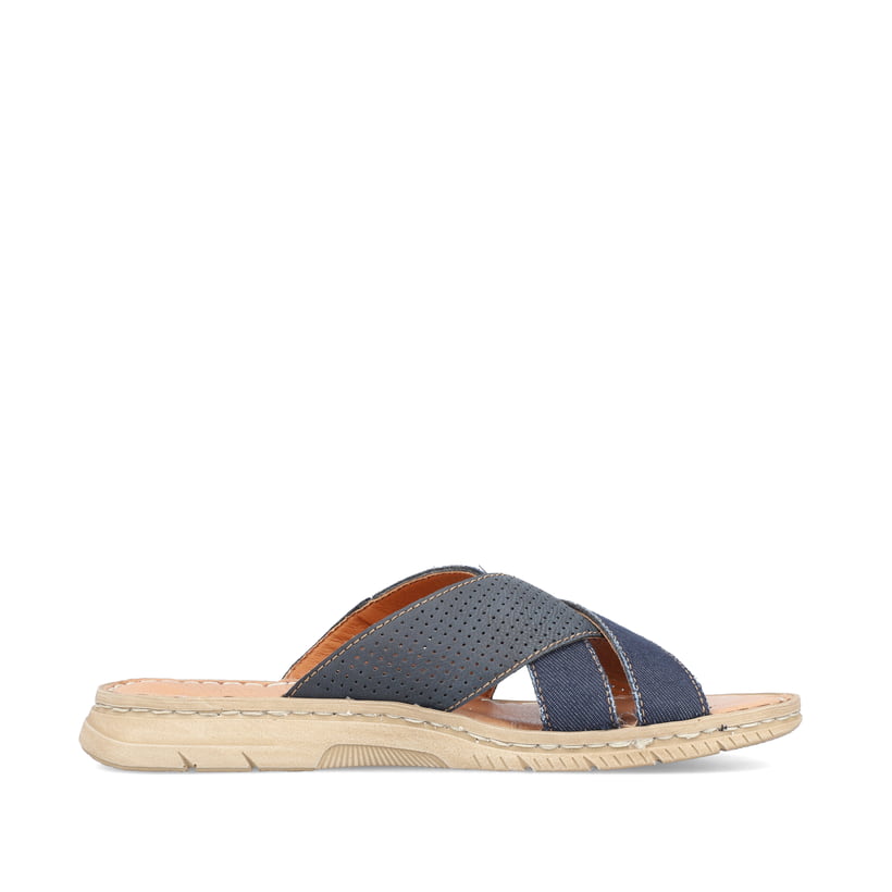 Rieker Artikelnummer 21384-14 Rieker Herren Pantoletten Marineblau