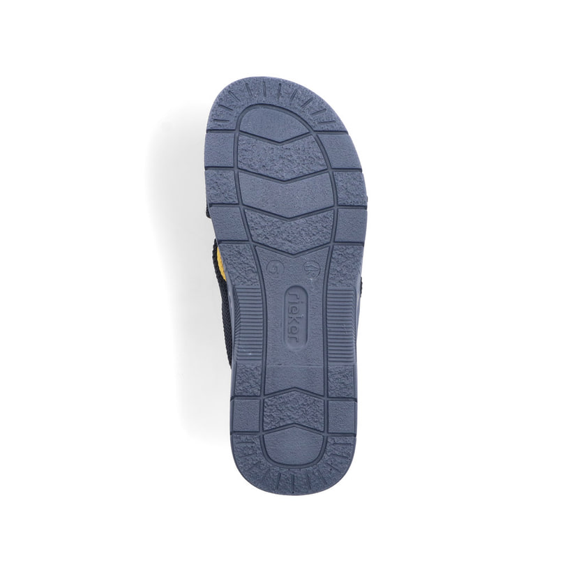 Rieker Artikelnummer 21385-14 Rieker Herren Pantoletten Meeresblau-grau