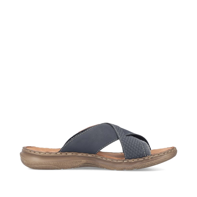 Rieker Artikelnummer 21491-14 Rieker Herren Pantoletten Schieferblau