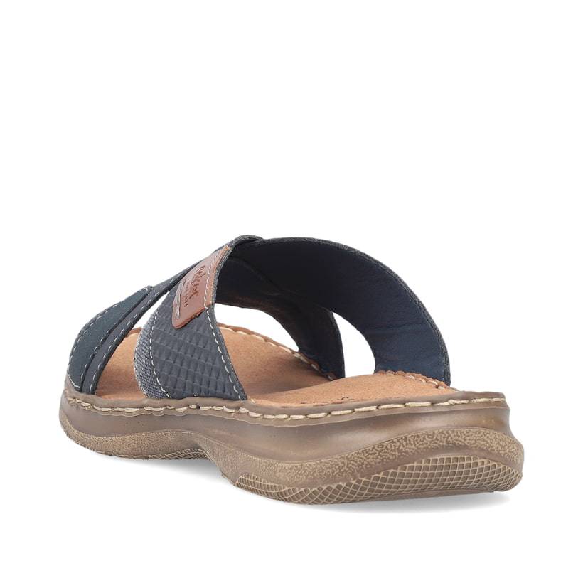 Rieker Artikelnummer 21491-14 Rieker Herren Pantoletten Schieferblau