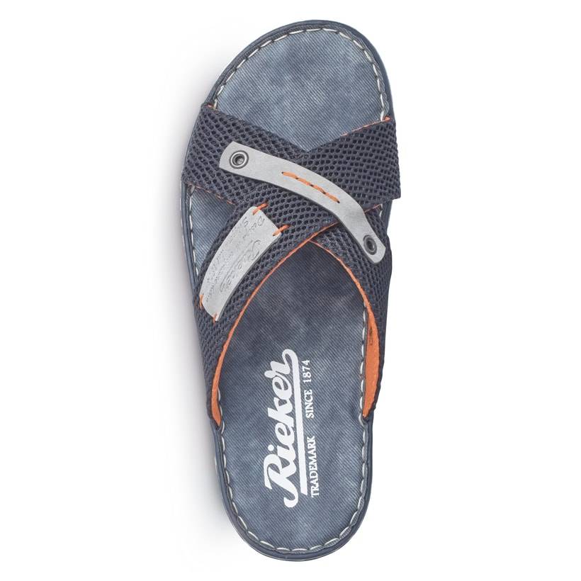 Rieker Artikelnummer 21539-14 Rieker Herren Pantoletten Pazifikblau