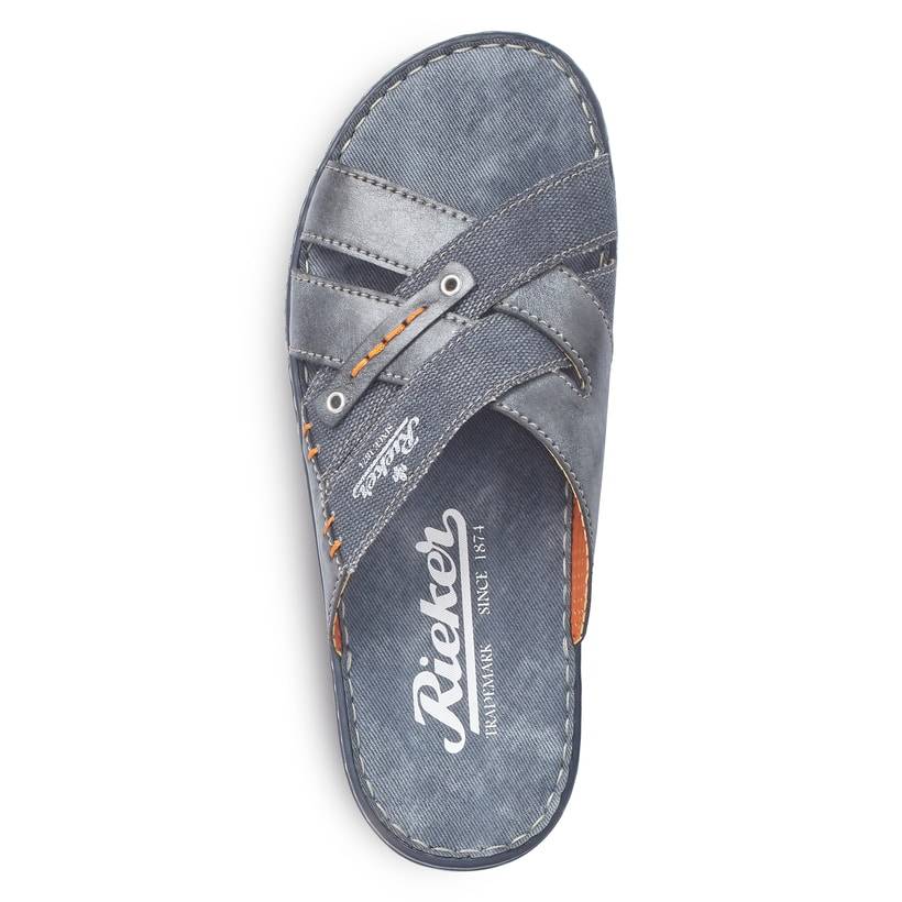Rieker Artikelnummer 21599-14 Rieker Herren Pantoletten Meeresblau