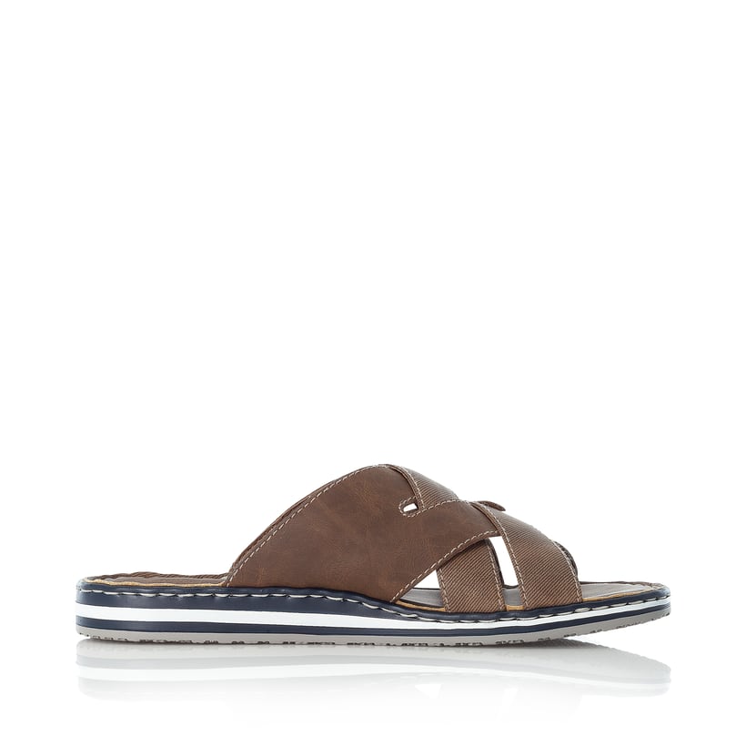 Rieker Artikelnummer 21599-24 Rieker Herren Pantoletten Tabakbraun