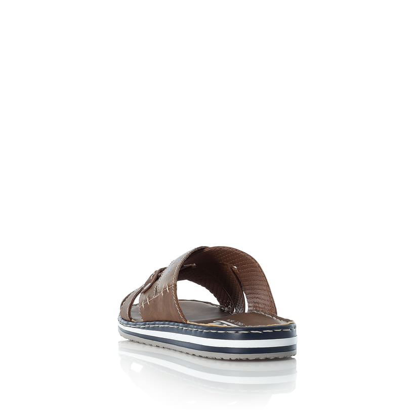 Rieker Artikelnummer 21599-24 Rieker Herren Pantoletten Tabakbraun