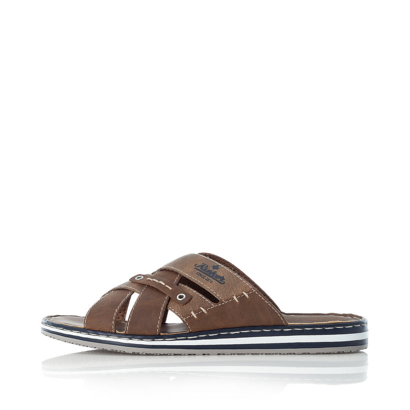 Rieker Artikelnummer 21599-24 Rieker Herren Pantoletten tabakbraun