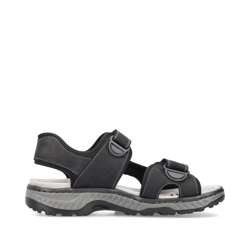Rieker Artikelnummer 21760-00 Rieker Herren Trekkingsandalen Asphaltschwarz