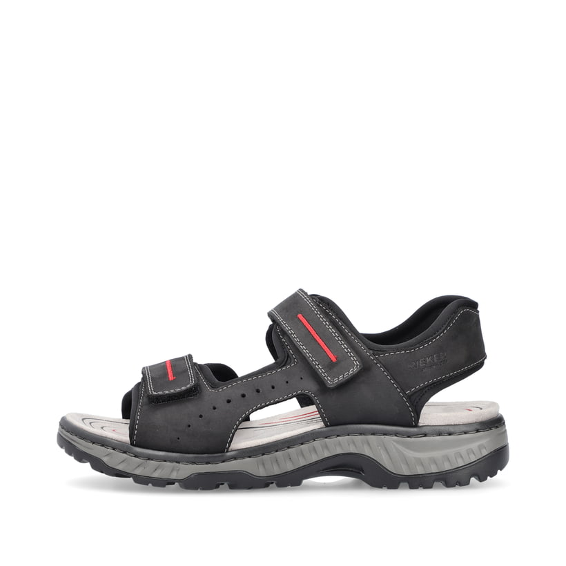 Rieker Artikelnummer 21760-00 Rieker Herren Trekkingsandalen Asphaltschwarz