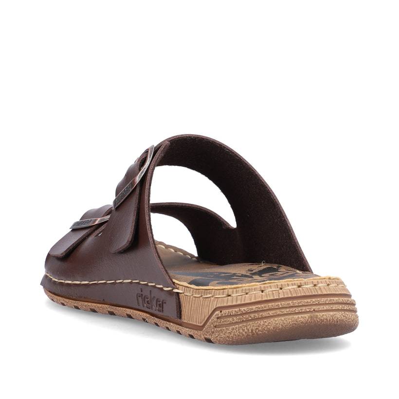 Rieker Artikelnummer 21997-25 Rieker Herren Pantoletten Espressobraun