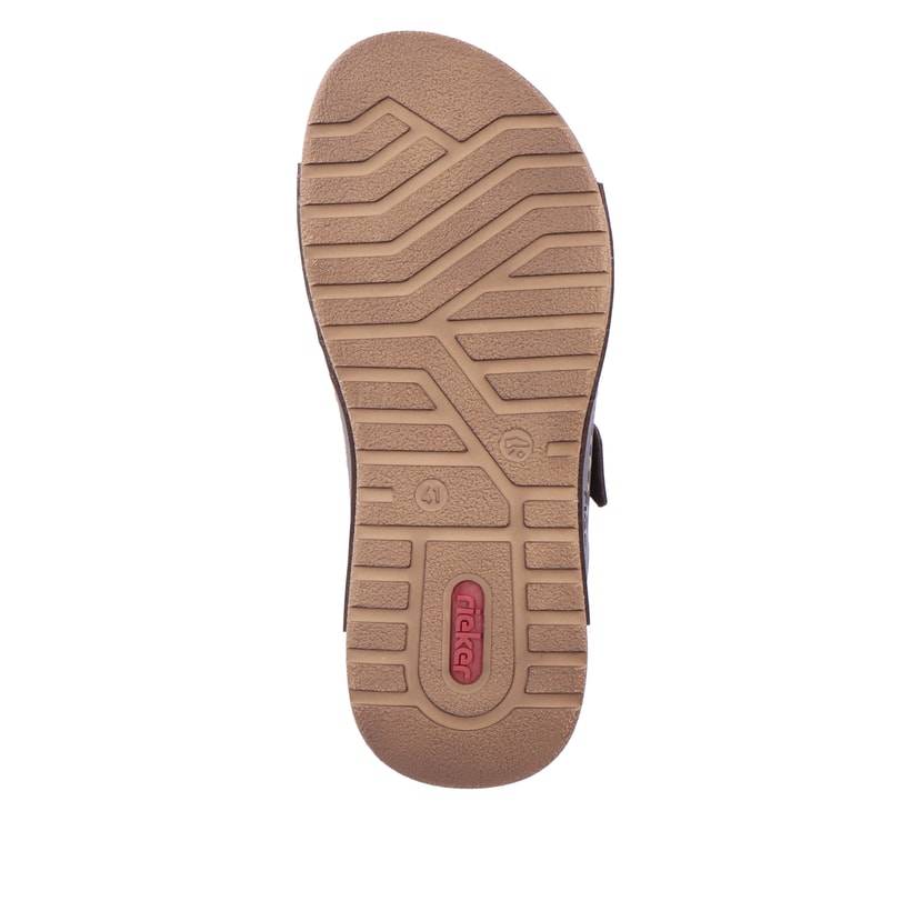 Rieker Artikelnummer 21997-25 Rieker Herren Pantoletten Espressobraun