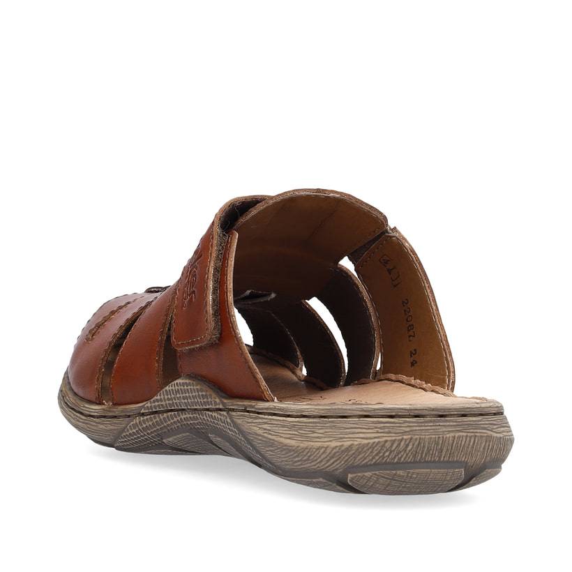 Rieker Artikelnummer 22087-24 Rieker Herren Pantoletten Kastanienbraun