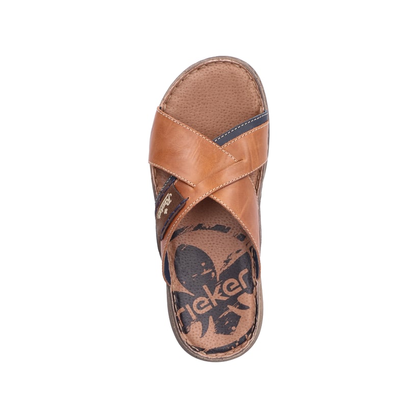 Rieker Artikelnummer 22099-25 Rieker Herren Pantoletten Kaffeebraun