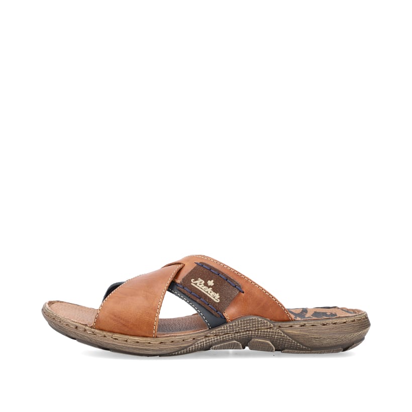 Rieker Artikelnummer 22099-25 Rieker Herren Pantoletten Kaffeebraun