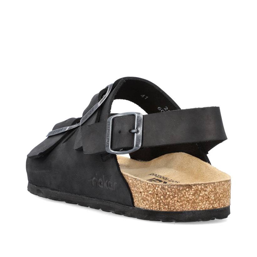 Rieker Artikelnummer 22170-00 Rieker Herren Sandalen Asphaltschwarz