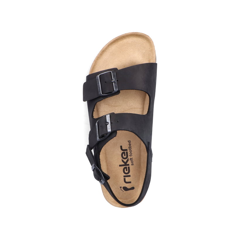 Rieker Artikelnummer 22170-00 Rieker Herren Sandalen Asphaltschwarz