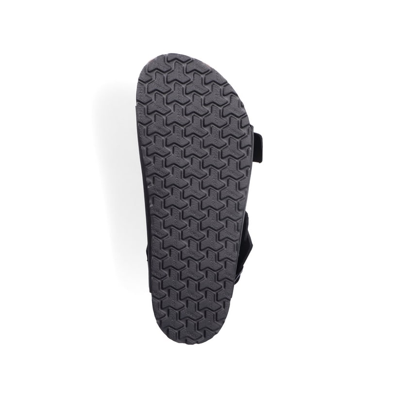 Rieker Artikelnummer 22170-00 Rieker Herren Sandalen Asphaltschwarz