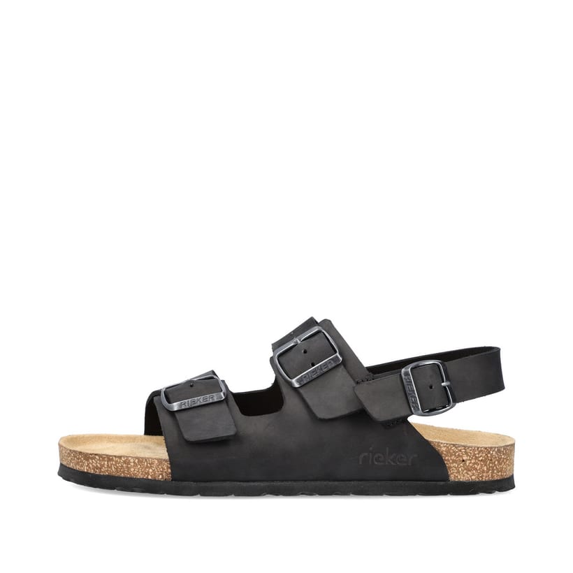 Rieker Artikelnummer 22170-00 Rieker Herren Sandalen asphaltschwarz