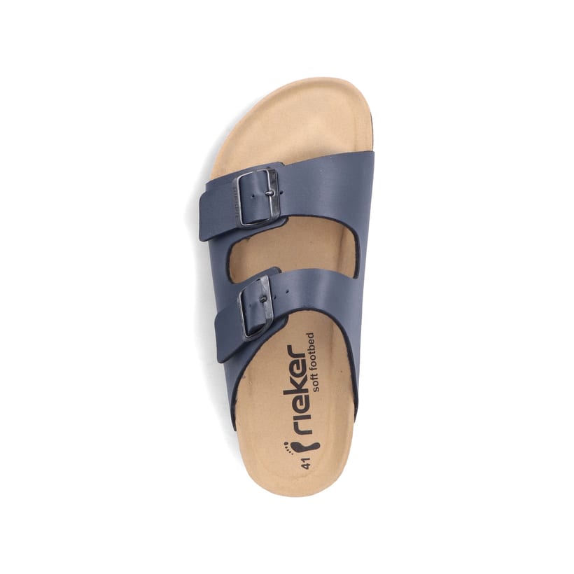 Rieker Artikelnummer 22190-17 Rieker Herren Pantoletten Schieferblau