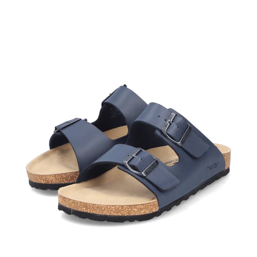 Rieker Artikelnummer 22190-17 Rieker Herren Pantoletten Schieferblau