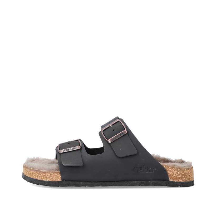 Rieker Artikelnummer 22194-00 Rieker Herren Pantoletten tiefschwarz